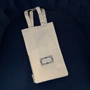 Gucci canvas gift bag